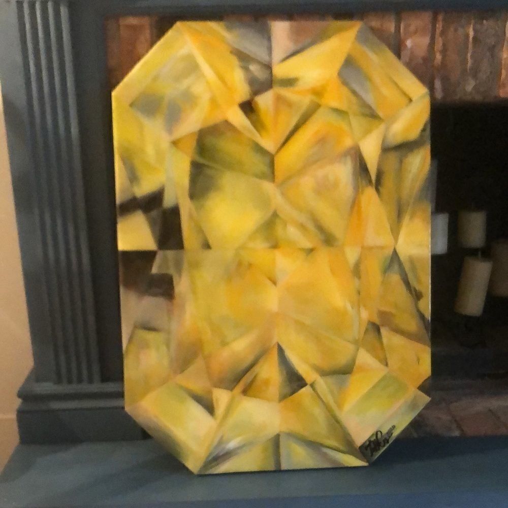 The Canary Diamond a fine art piece